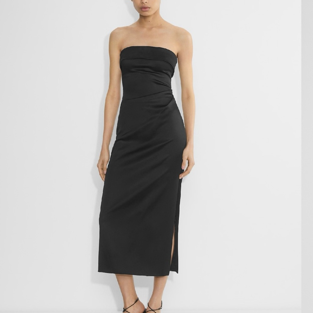Aritzia Classic Black Strapless Dress
